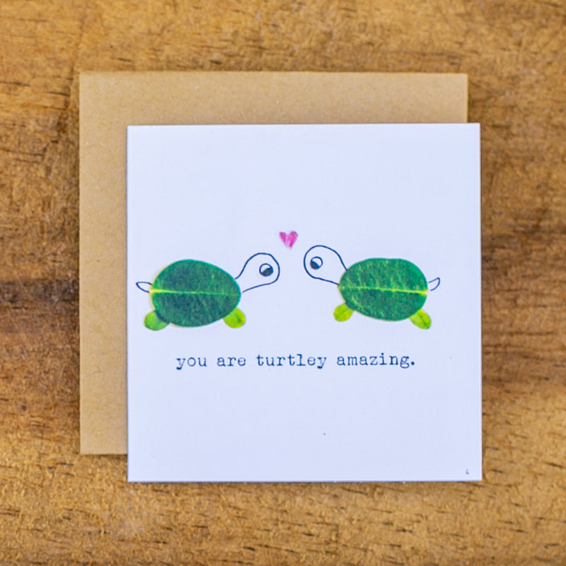 YOU ARE TURTLEY AMAZING MINI CARD