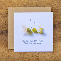 You are My Favorite Fish in the Sea - Mini Card