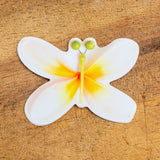 WHITE BUTTERFLY STICKER