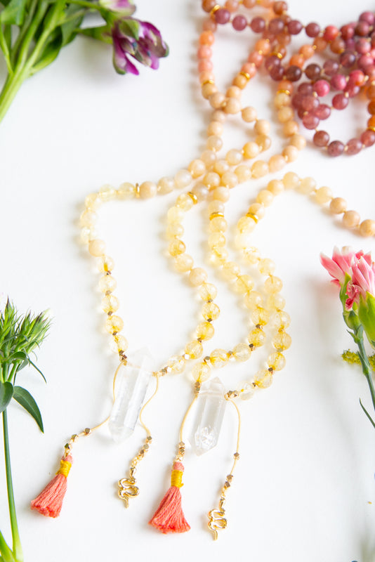 I Am Empowered Mala Necklace