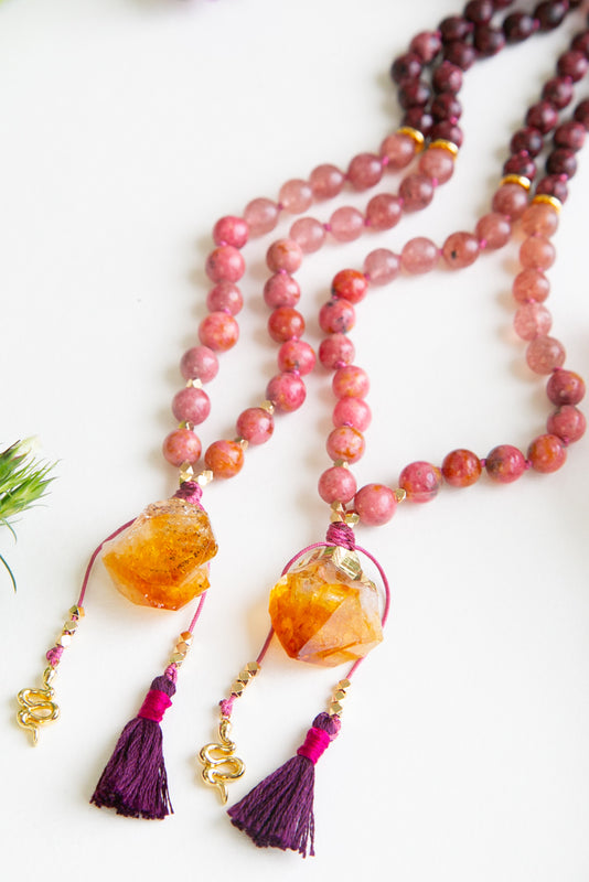 I Let Go of the Past Mala Necklace