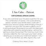 I Am Calm + Patient Mala Necklace