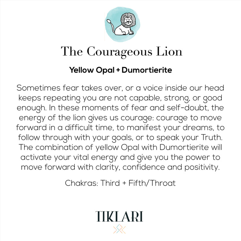 The Courageous Lion Mala Bracelet