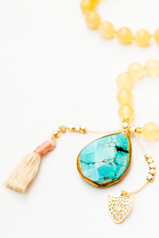 I Shine like the Sun Mala Necklace