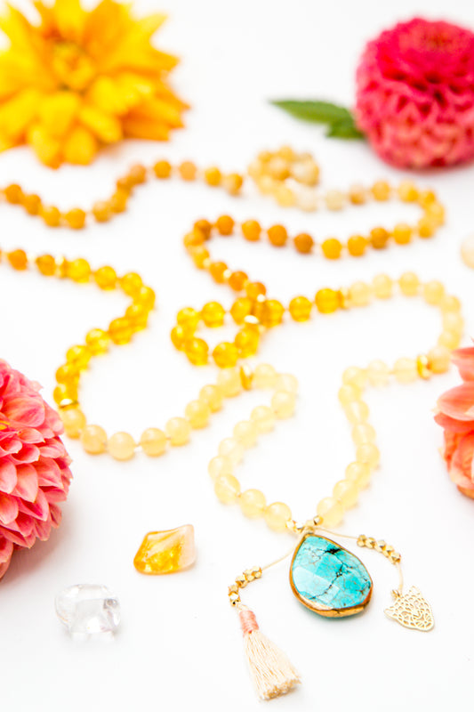 I Shine like the Sun Mala Necklace