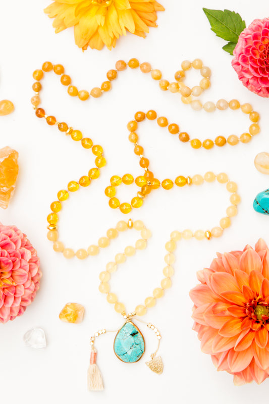 I Shine like the Sun Mala Necklace