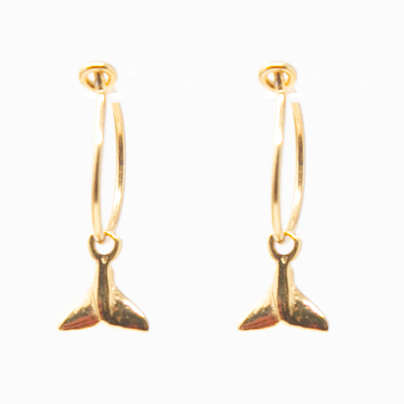 Whale Tail Earrings